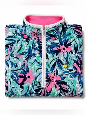Magnolia Lane Masters Quarter-Zip Pullover – Size Large – Pima Cotton Blend